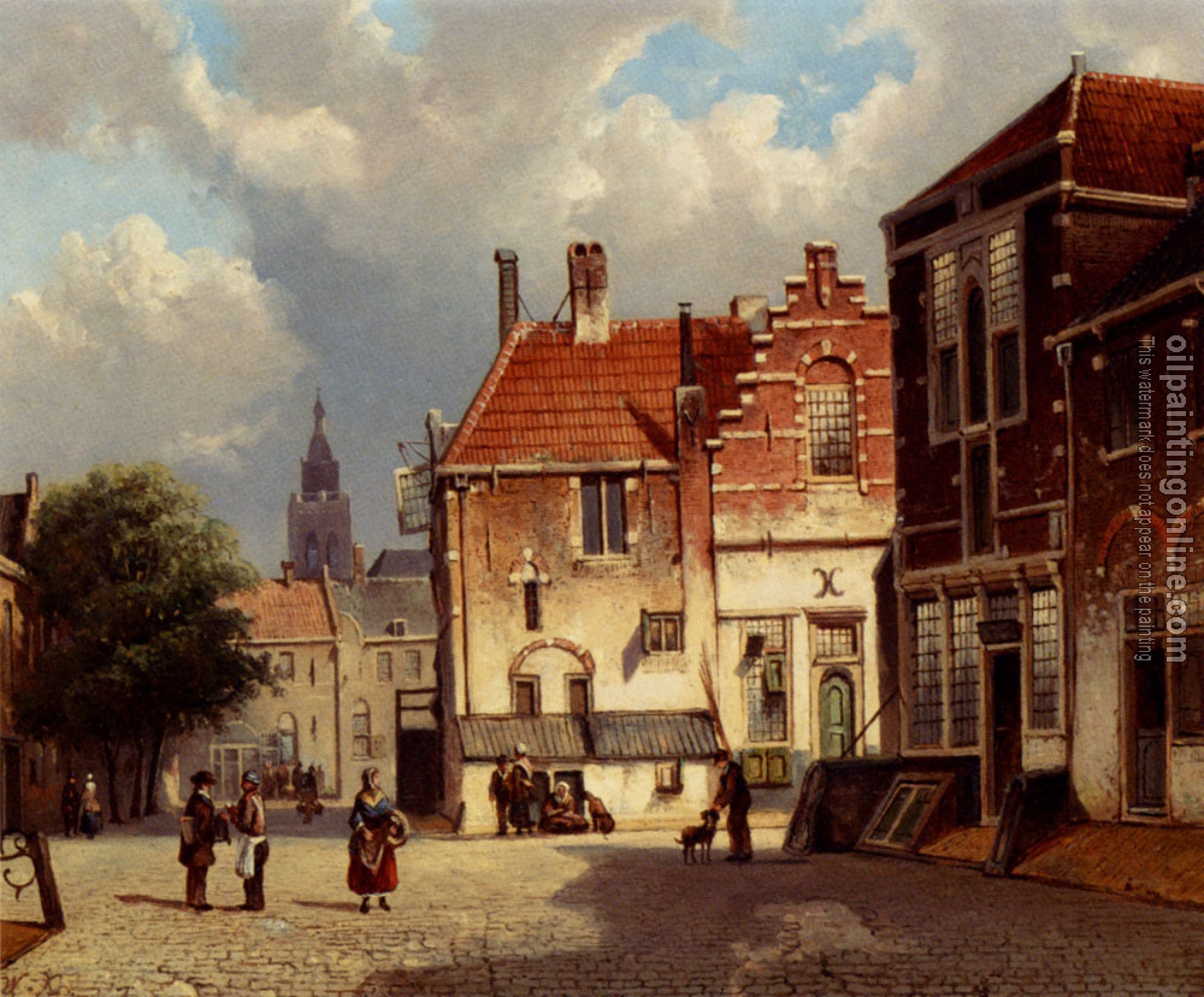 Willem Koekkoek - Town Square
